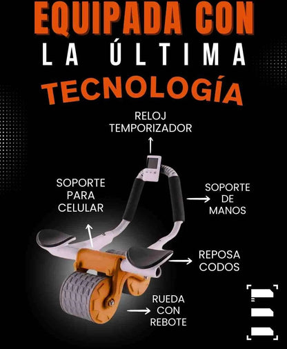 🔴 Tonific® Rueda abdominal ➕ Cronómetro ➕ Soporte para celular ➕Ebook Reto 30 dias 🎁-35% OFF